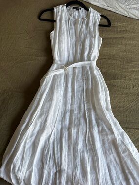 J. Crew 100% Linen Maxi Dress
